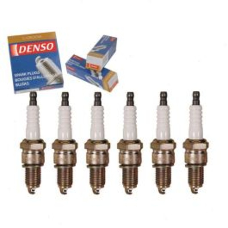 6 pc DENSO Standard U-Groove Spark Plugs for 1969-1972 International M800 Post Office 3.8L 4.2L L6