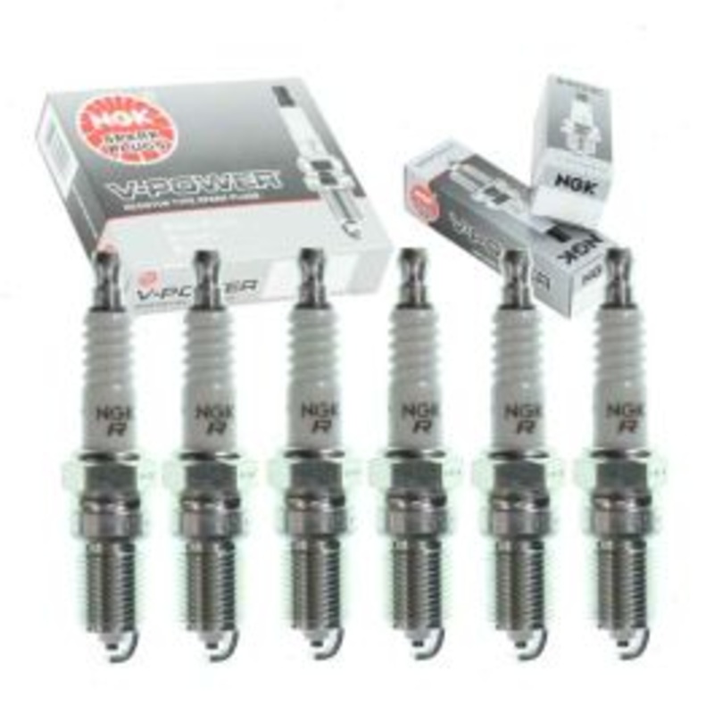 6 pc NGK V-Power Spark Plugs for 1987-1988 Pontiac Bonneville 3.8L V6