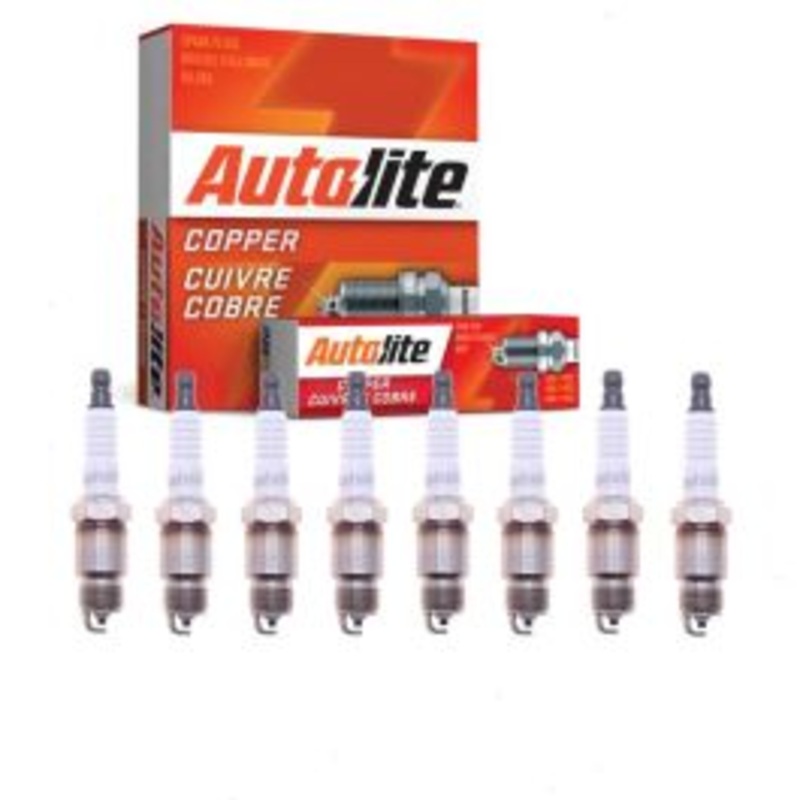 8 pc Autolite Copper Core Spark Plugs for 1970 Pontiac Parisienne 7.4L V8