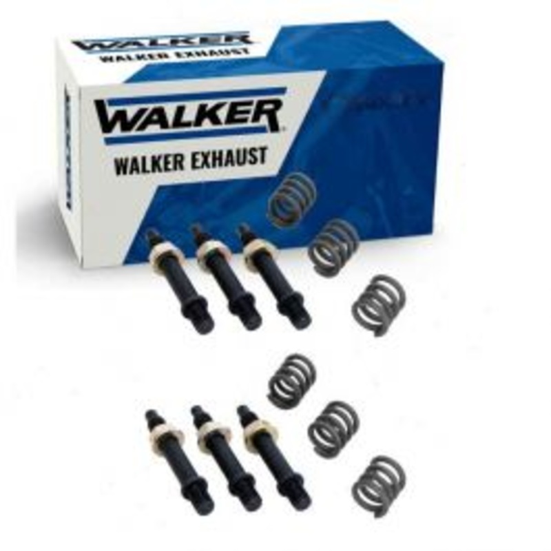2 pc Walker Converter Inlet Exhaust Bolt & Springs for 1994-1995 GMC K2500 4.3L 5.0L 5.7L V6 V8
