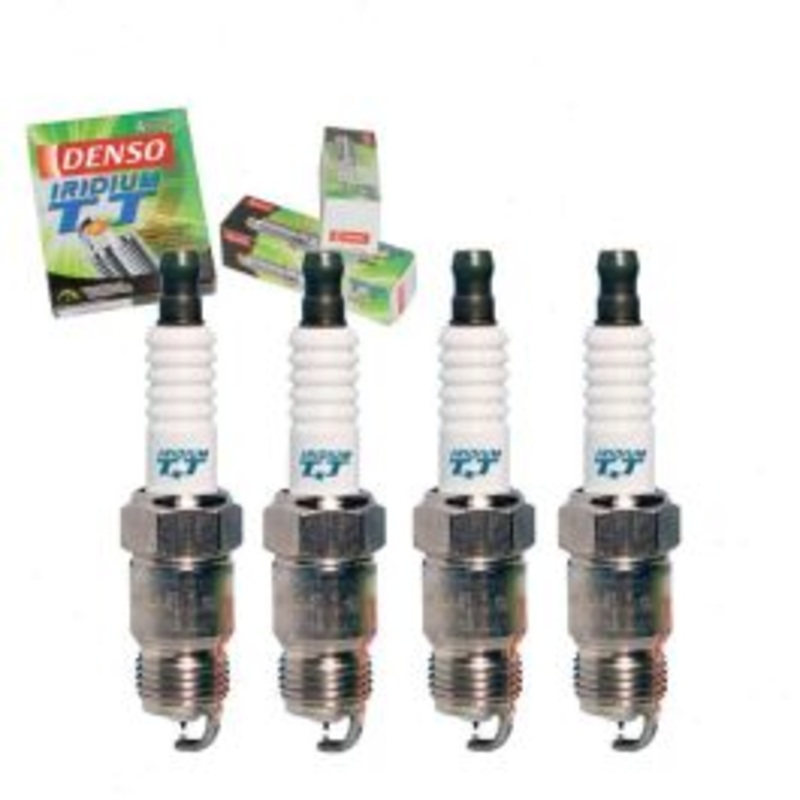 4 pc DENSO Iridium TT Spark Plugs for 1982-1986 Chevrolet Camaro 2.5L L4