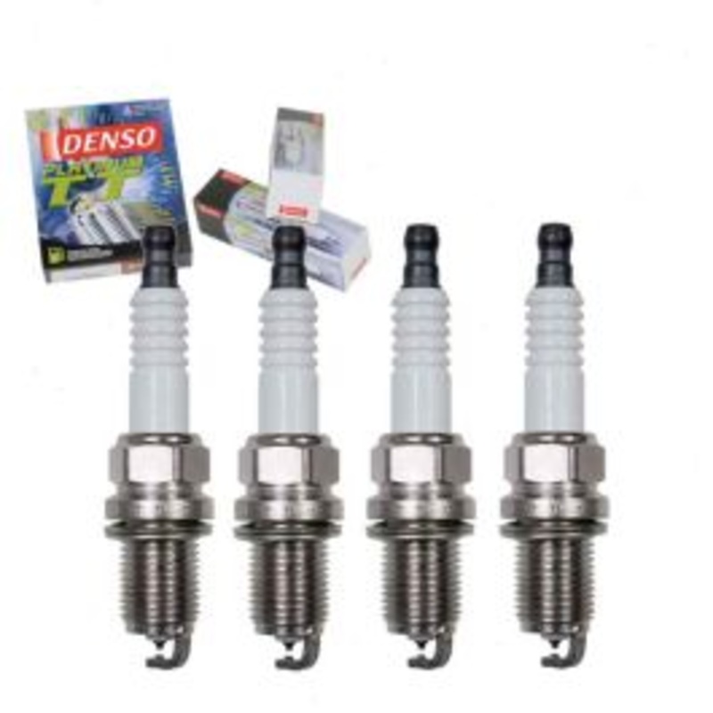 4 pc DENSO Platinum TT Spark Plugs for 1995-1997 Toyota Previa 2.4L L4