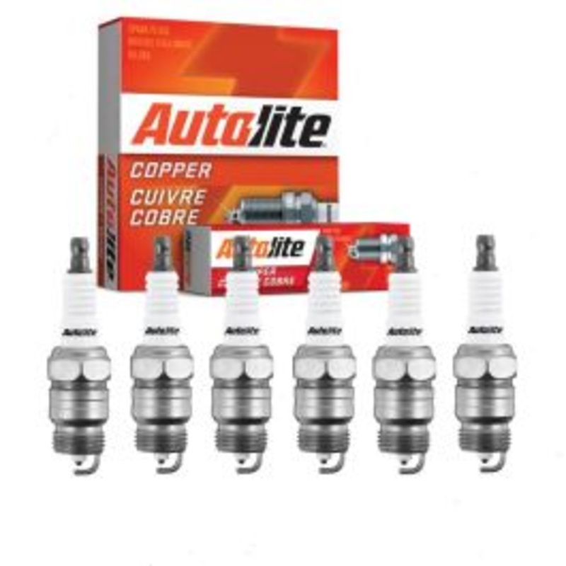 6 pc Autolite Copper Core Spark Plugs for 1962-1967 Ford Club Wagon 2.4L 2.8L 3.9L L6