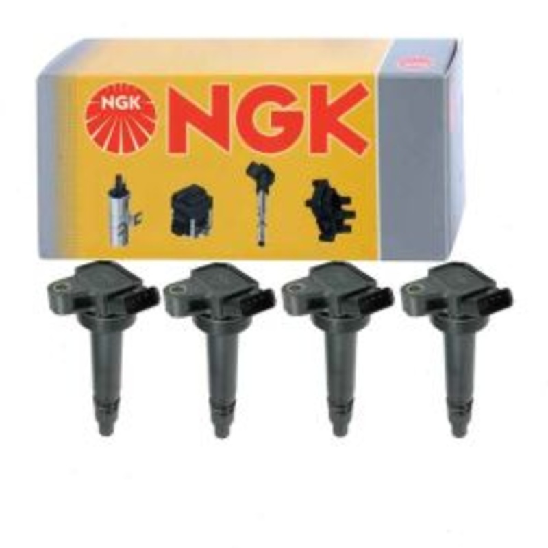 4 pc NGK Ignition Coils for 2003-2006 Pontiac Vibe 1.8L L4
