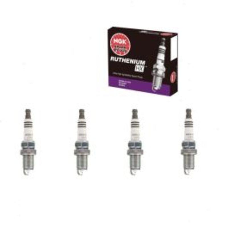 4 pc NGK Ruthenium HX Spark Plugs for 2010-2017 Audi A5 Quattro 2.0L L4