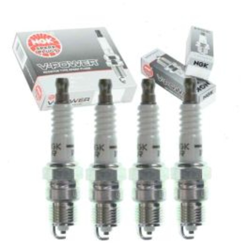 4 pc NGK V-Power Spark Plugs for 1982-1986 Buick Skyhawk 1.8L 2.0L L4