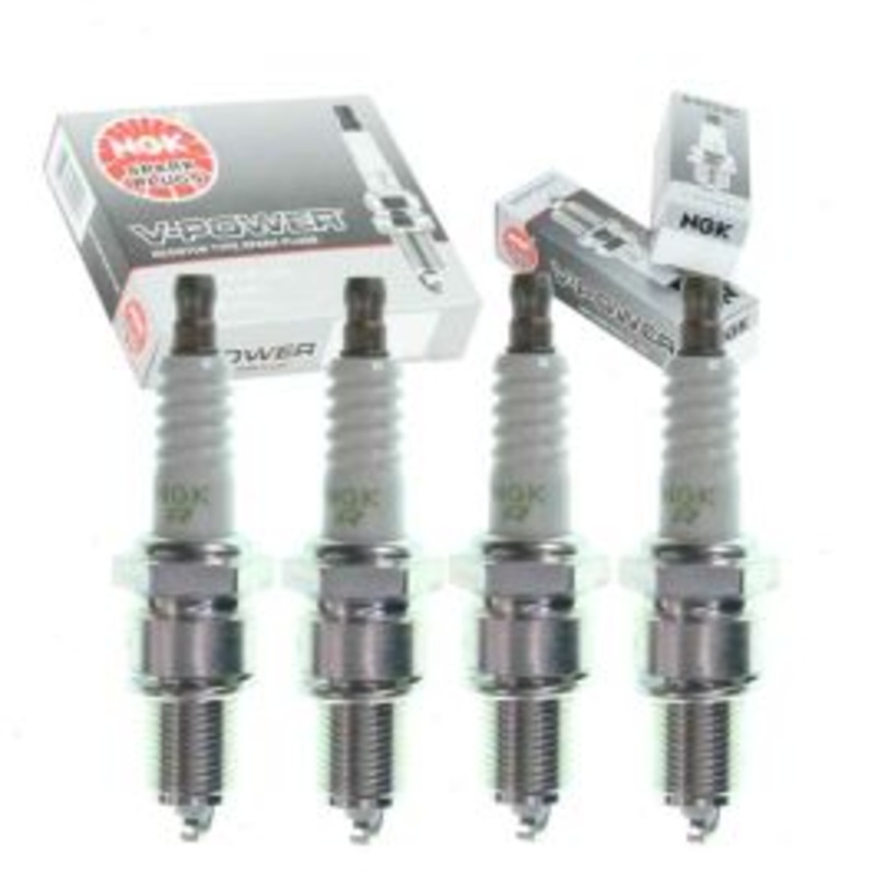 4 pc NGK V-Power Spark Plugs for 1984-1987 Honda Prelude 1.8L L4