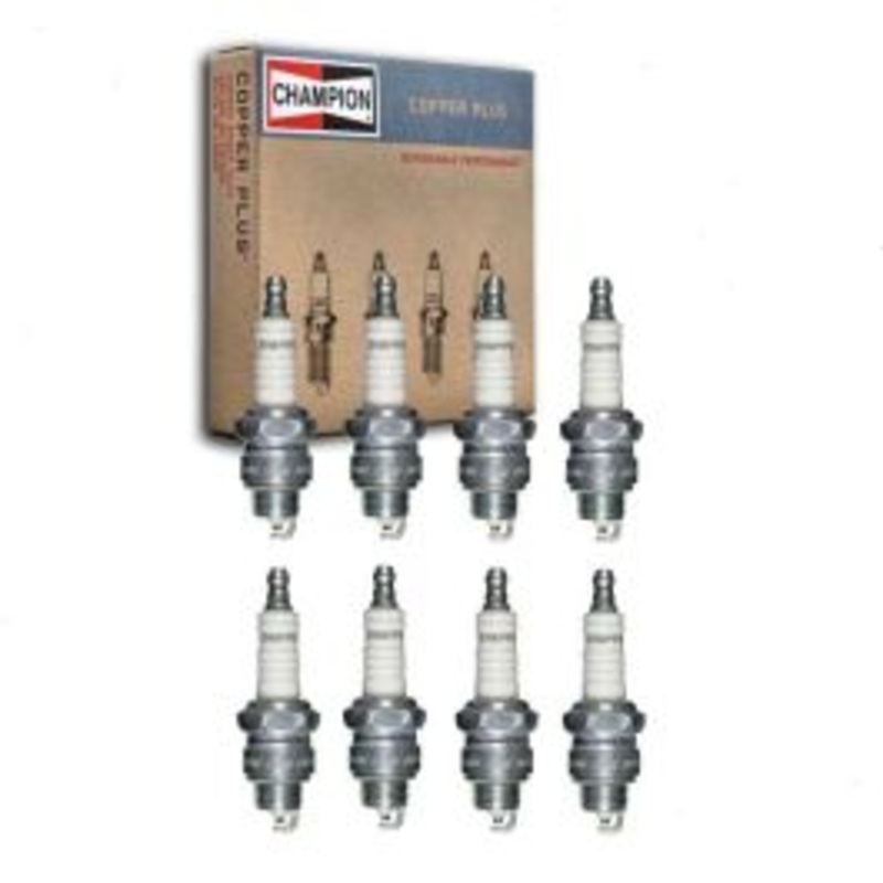 8 pc Champion Copper Plus Spark Plugs for 1966-1971 Fargo W200 Pickup 5.2L 6.3L V8