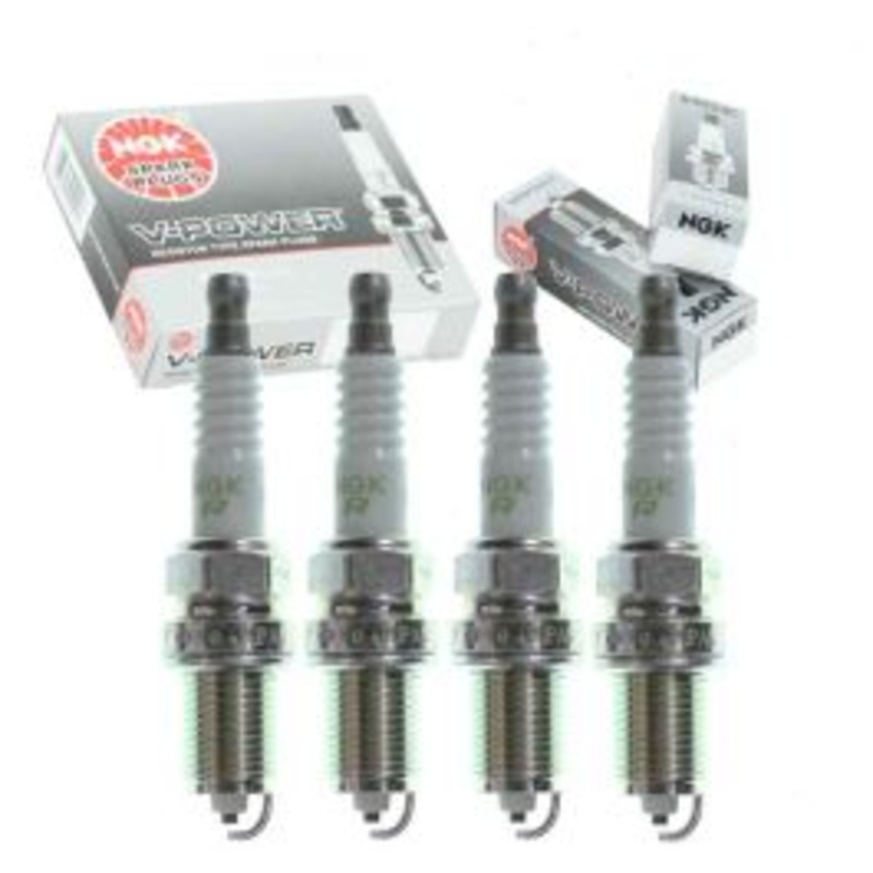 4 pc NGK V-Power 1266 BCPR5EY Spark Plugs