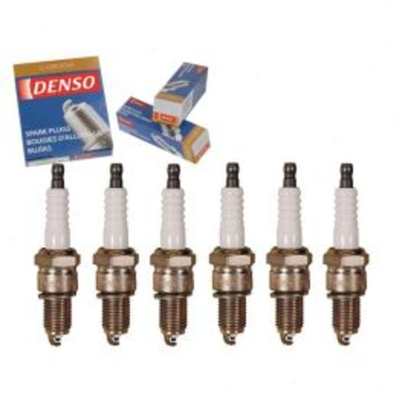 6 pc DENSO Standard U-Groove Spark Plugs for 1968-1970 Jeep J-3500 3.8L L6