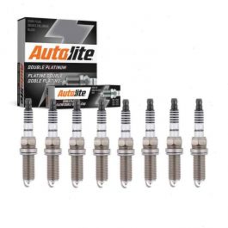 8 pc Autolite Double Platinum Spark Plug for 2007-2009 Mercedes-Benz CLK550