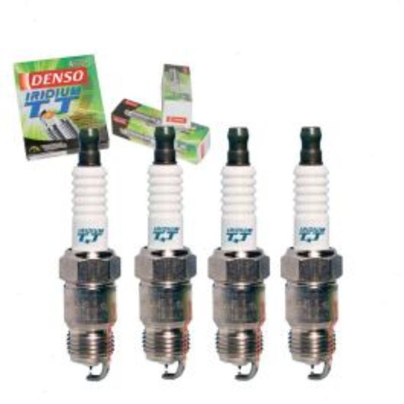 4 pc DENSO Iridium TT Spark Plugs for 1986-1987 Buick Somerset 2.5L L4