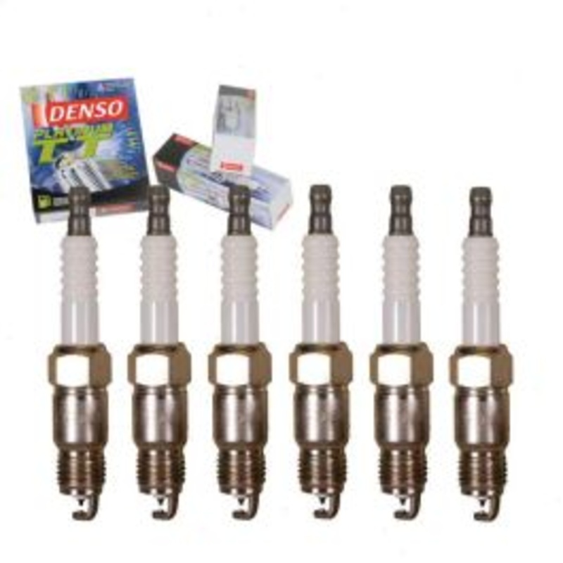 6 pc DENSO Platinum TT Spark Plugs for 1985 Oldsmobile Firenza 2.8L V6