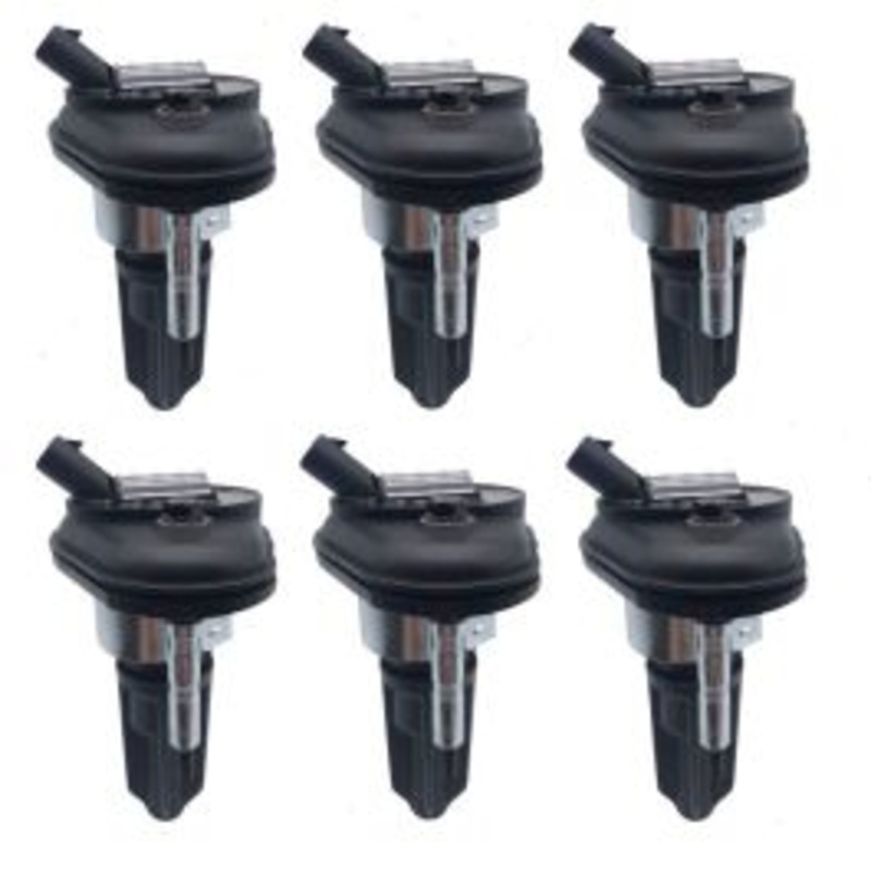 6 pc Hitachi Ignition Coils for 2002-2004 Oldsmobile Bravada 4.2L L6