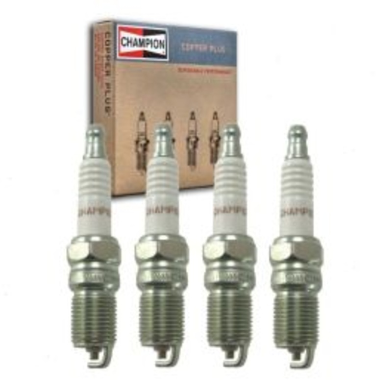 4 pc Champion Copper Plus Spark Plugs for 1983-1988 Ford Thunderbird 2.3L L4