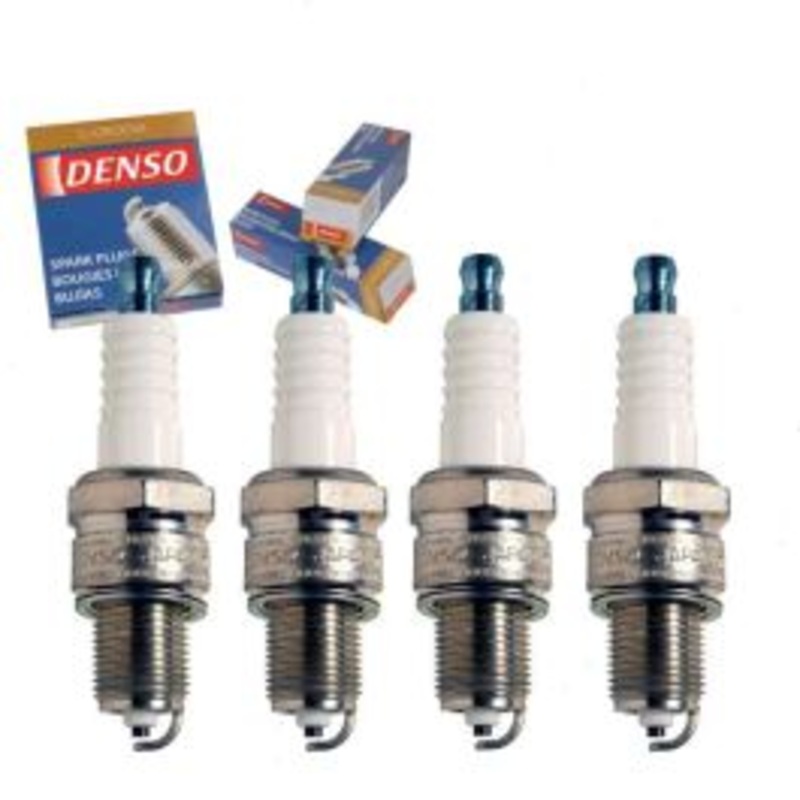 4 pc DENSO Standard U-Groove Spark Plugs for 1971-1979 Fiat 128 1.1L 1.3L L4