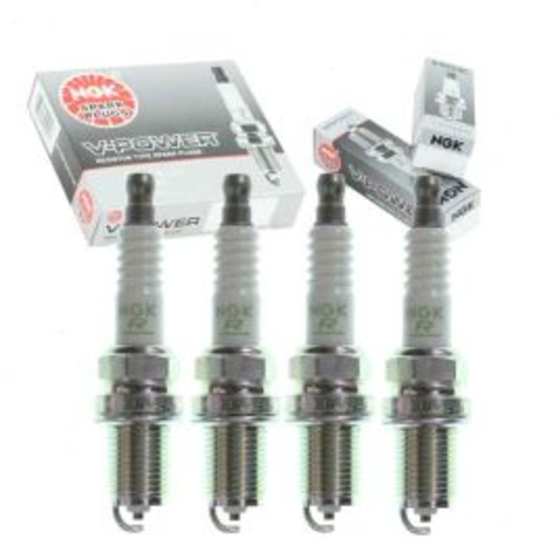 4 pc NGK V-Power Spark Plugs for 2005-2012 Toyota Corolla 1.8L 2.4L L4