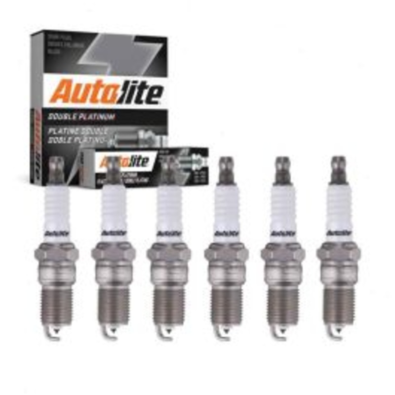 6 pc Autolite Double Platinum Spark Plug for 2005-2008 Mazda 6 3.0L V6