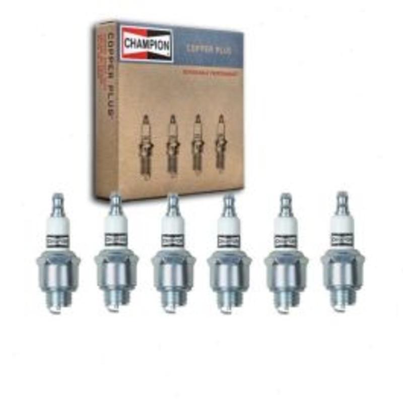 6 pc Champion Copper Plus 861 J19LM Spark Plugs
