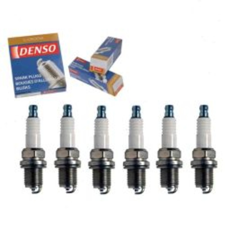 6 pc DENSO Standard U-Groove Spark Plugs for 1988-1989 Jaguar Vanden Plas 3.6L L6