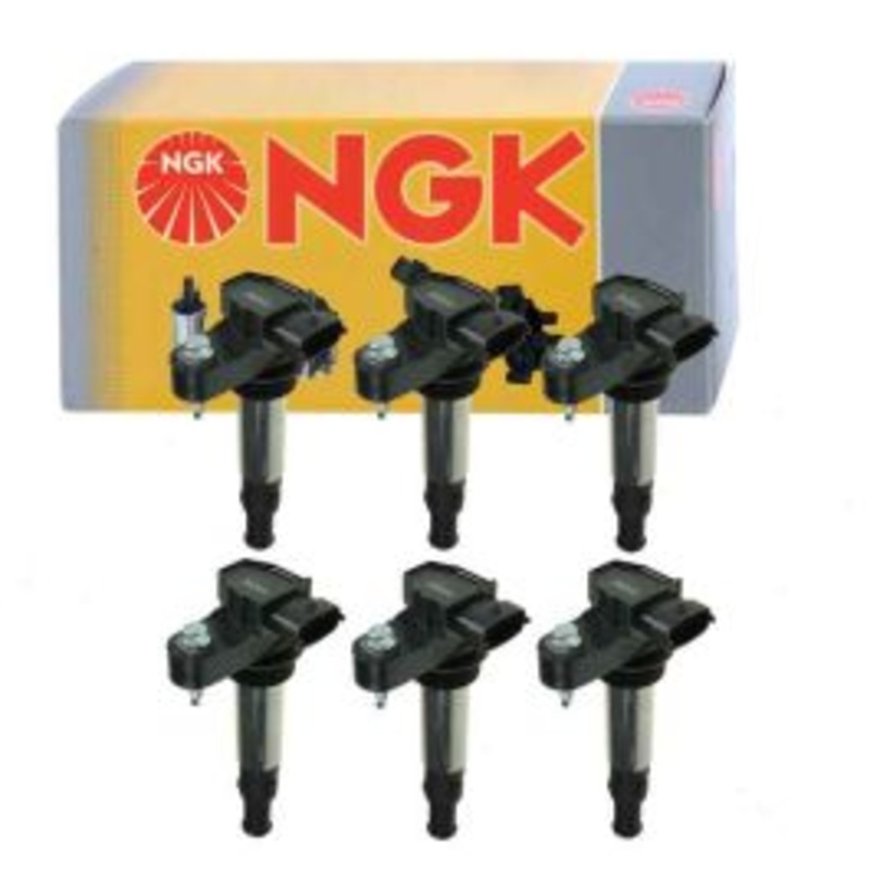 6 pc NGK Ignition Coils for 2004-2006 Buick Rendezvous 3.6L V6