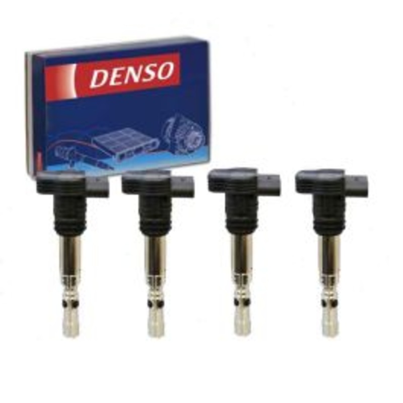 4 pc DENSO Direct Ignition Coils for 2000-2005 Volkswagen Passat 1.8L L4