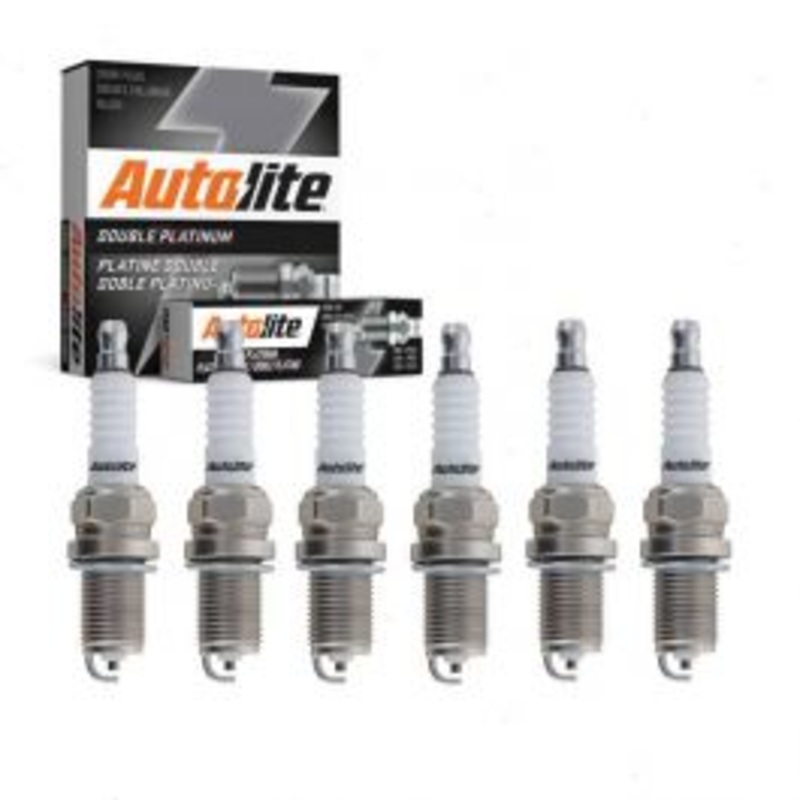 6 pc Autolite Double Platinum APP3924 Spark Plug