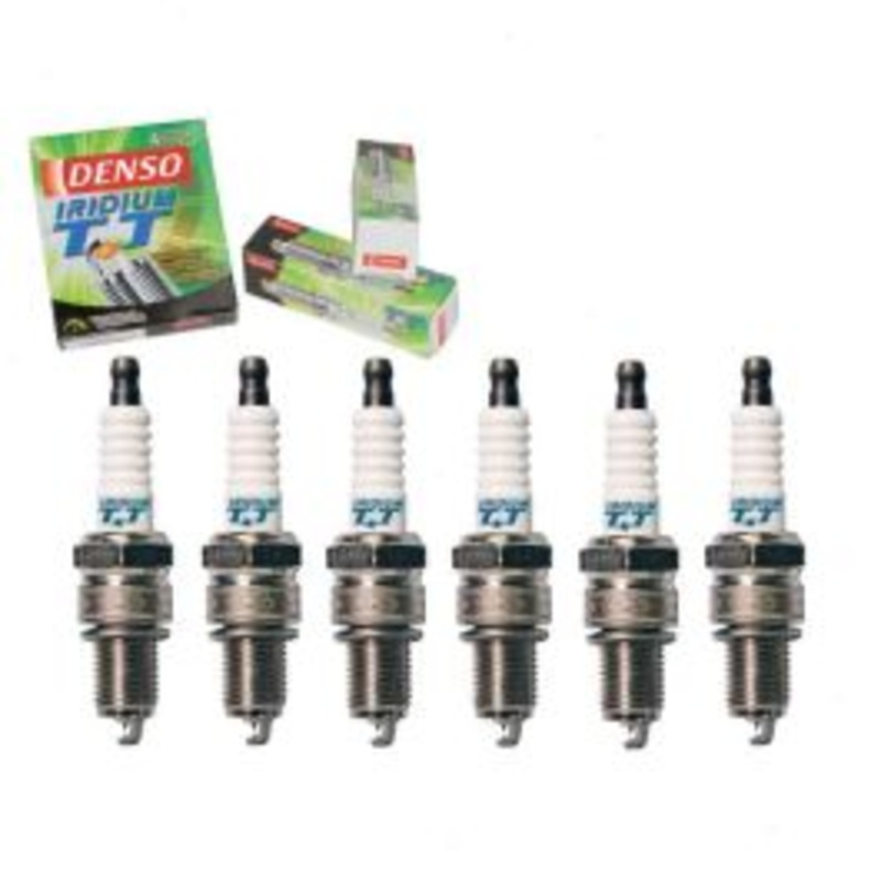 6 pc DENSO Iridium TT Spark Plugs for 1988-1989 Dodge D100 3.9L V6
