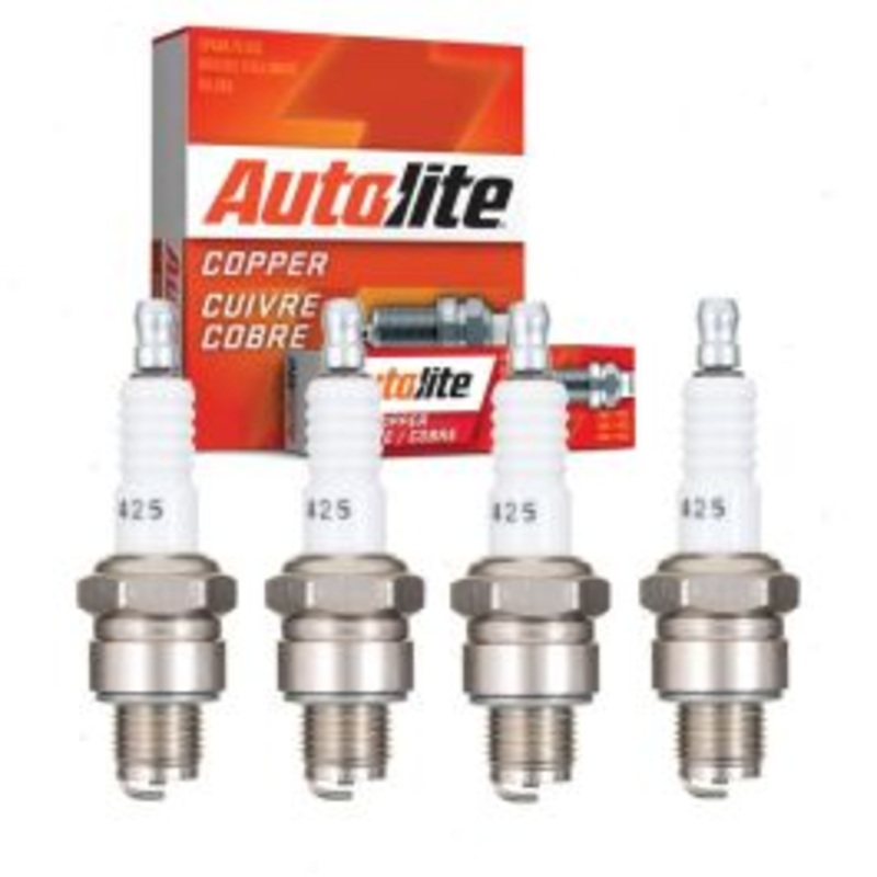 4 pc Autolite Copper Core Spark Plugs for 1954-1959 Dellow MK V
