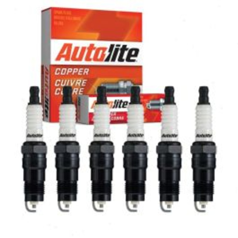6 pc Autolite Copper Core Spark Plugs for 1988-1997 Ford Thunderbird 3.8L V6