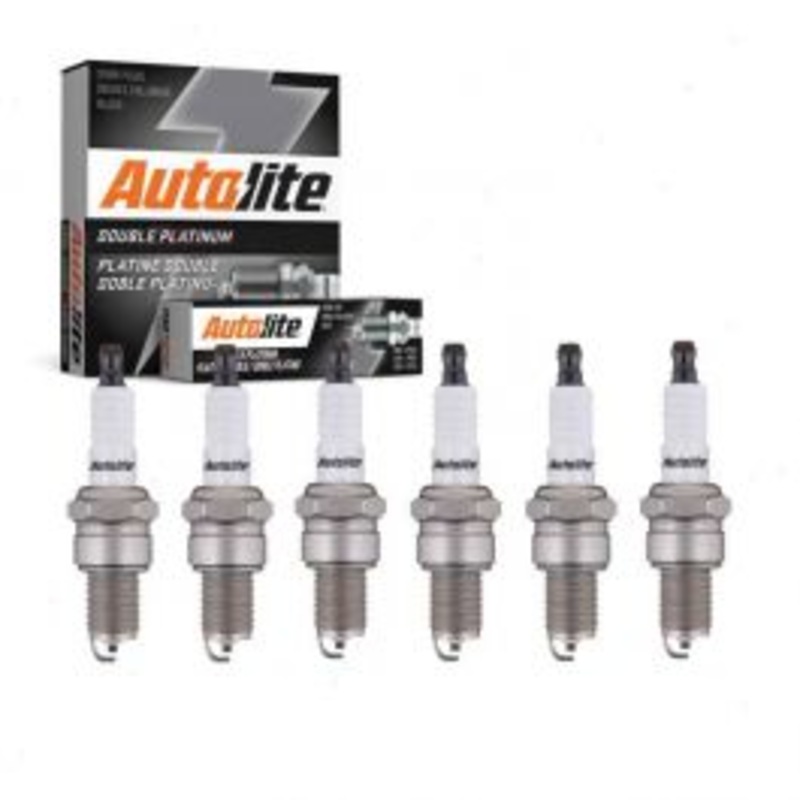 6 pc Autolite Double Platinum Spark Plug for 1981-1986 Alfa Romeo GTV-6