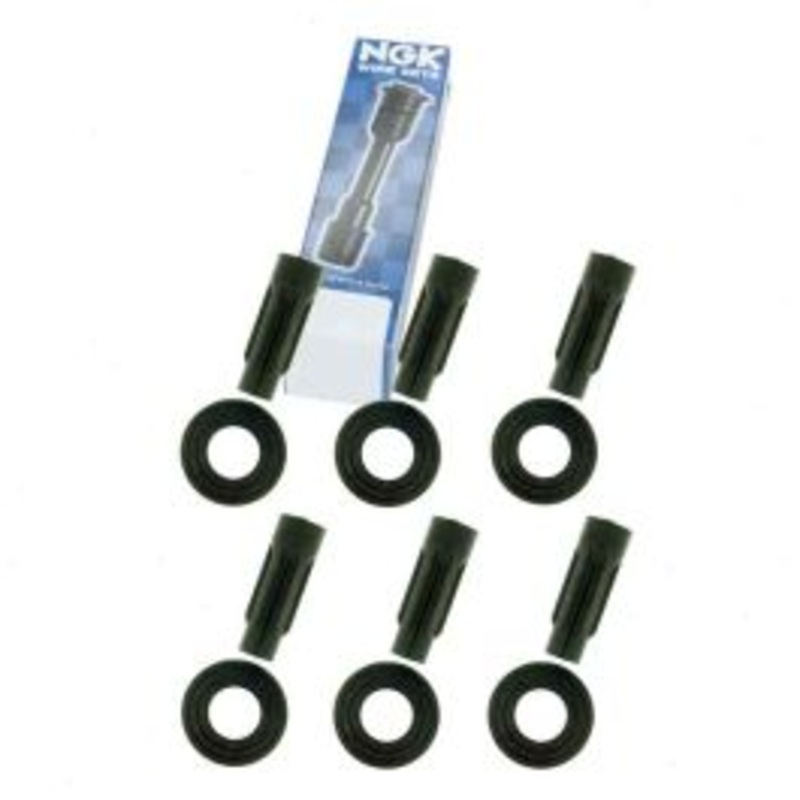 6 pc NGK Ignition Coil Boots for 2006 Lincoln Zephyr 3.0L V6