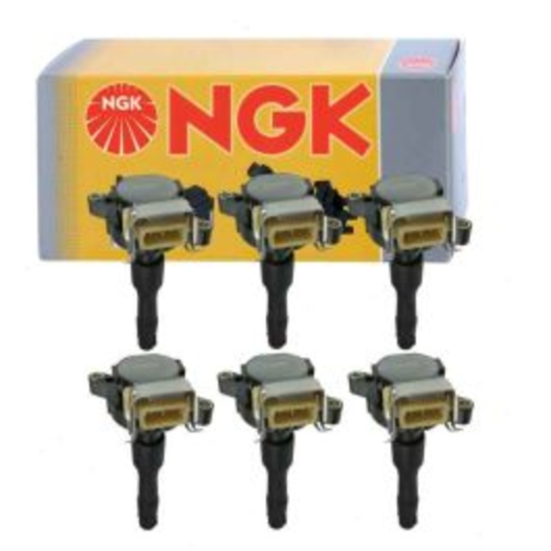 6 pc NGK Ignition Coils for 2001-2003 BMW X5 3.0L L6