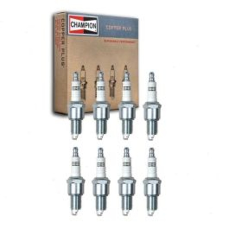 8 pc Champion Copper Plus Spark Plugs for 1971-1973 Jeep J-100 5.0L 5.9L V8