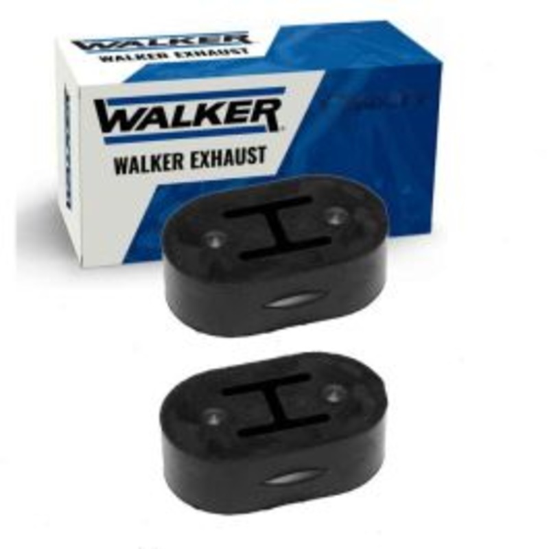 2 pc Walker Exhaust System Insulators for 1995-1997 Nissan Pickup 2.4L 3.0L L4 V6