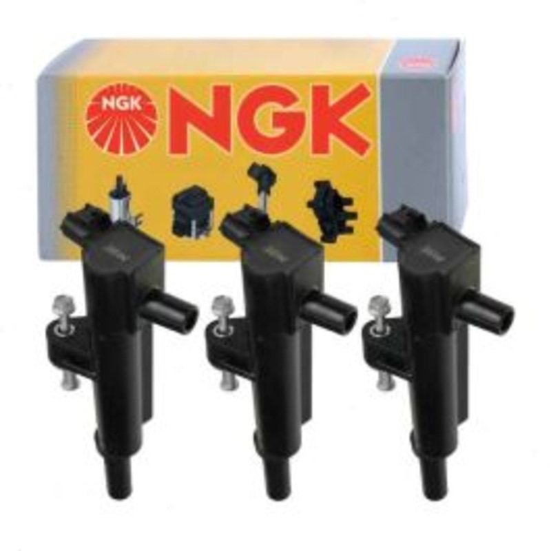 3 pc NGK Ignition Coils for 2009-2012 Jeep Liberty 3.7L V6