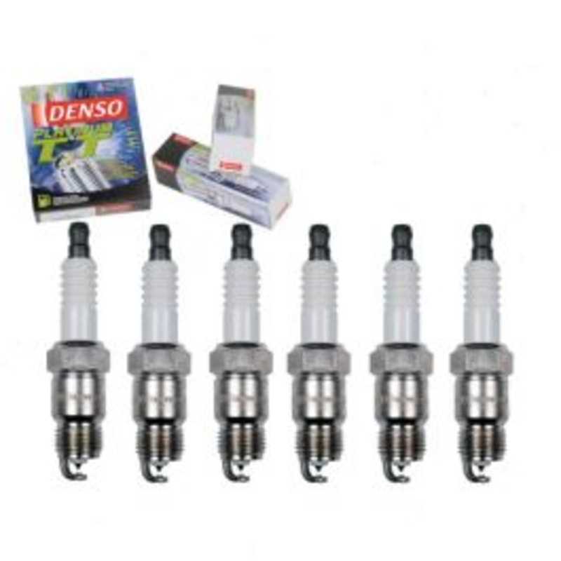 6 pc DENSO Platinum TT Spark Plugs for 1970-1974 Chevrolet G20 Van 4.1L 4.8L L6