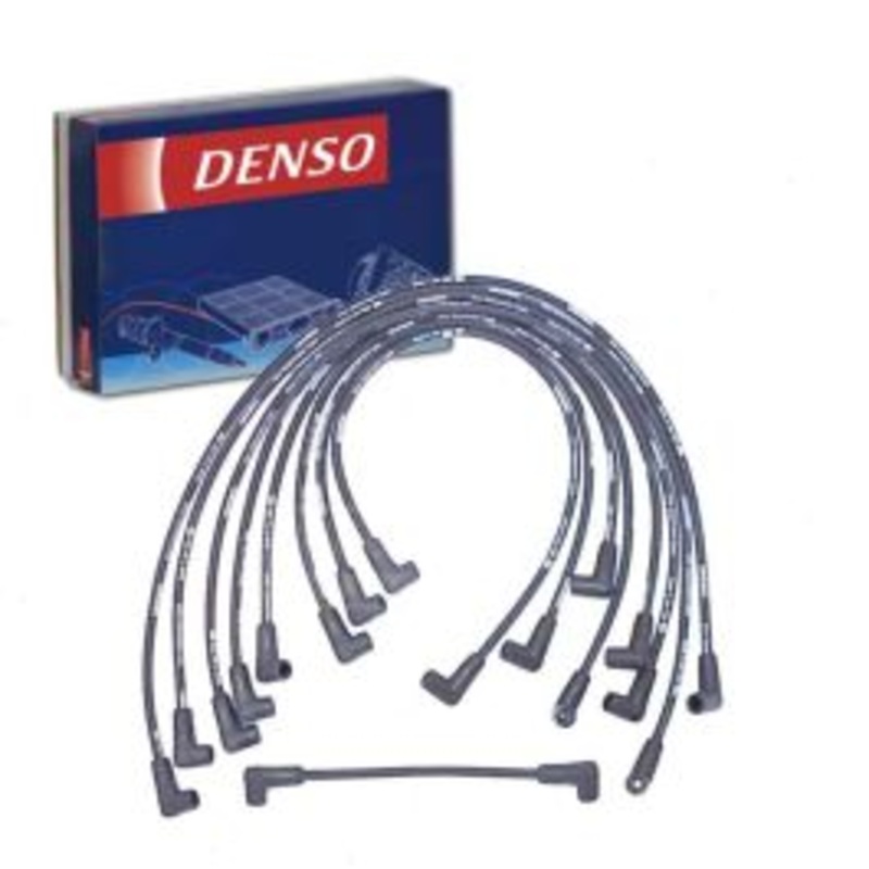 DENSO Spark Plug Wire Set for 1988-1993 Chevrolet K3500 5.7L V8