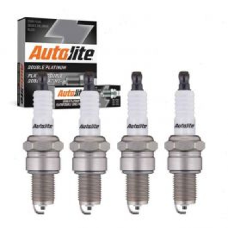 4 pc Autolite Double Platinum Spark Plug for 1963-1966 GMC G1000 Series 2.5L