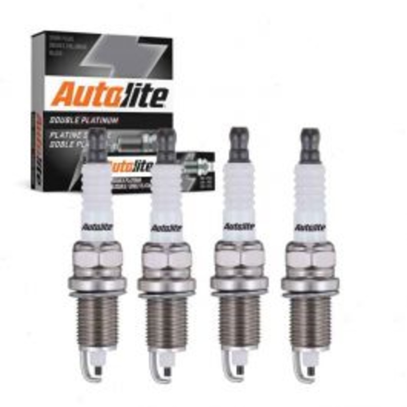 4 pc Autolite Double Platinum Spark Plug for 1996-2002 Dodge Dakota 2.5L L4