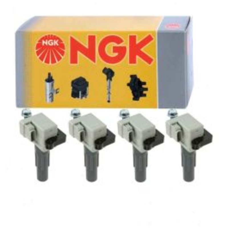 4 pc NGK Ignition Coils for 2004-2010 Subaru Forester 2.5L H4