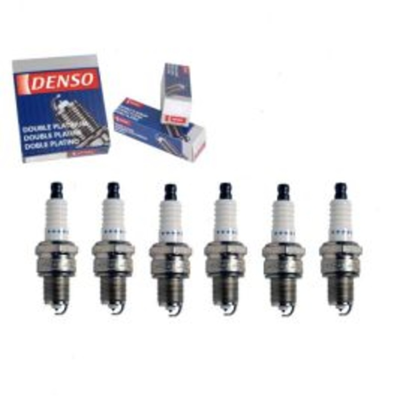 6 pc DENSO Double Platinum 3004 P16R Spark Plugs