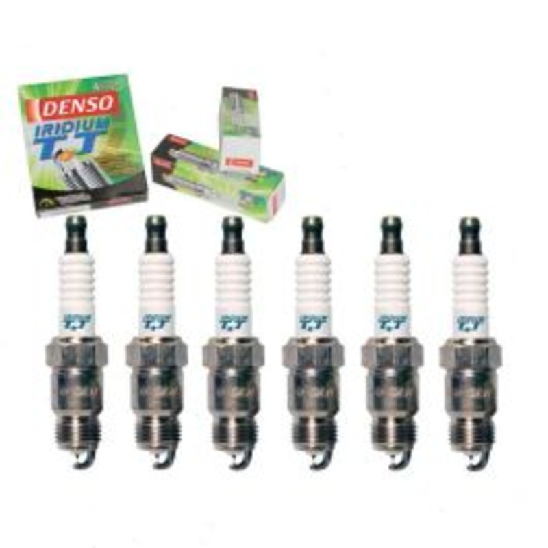 6 pc DENSO Iridium TT Spark Plugs for 1979-1986 GMC K2500 4.1L 4.8L L6