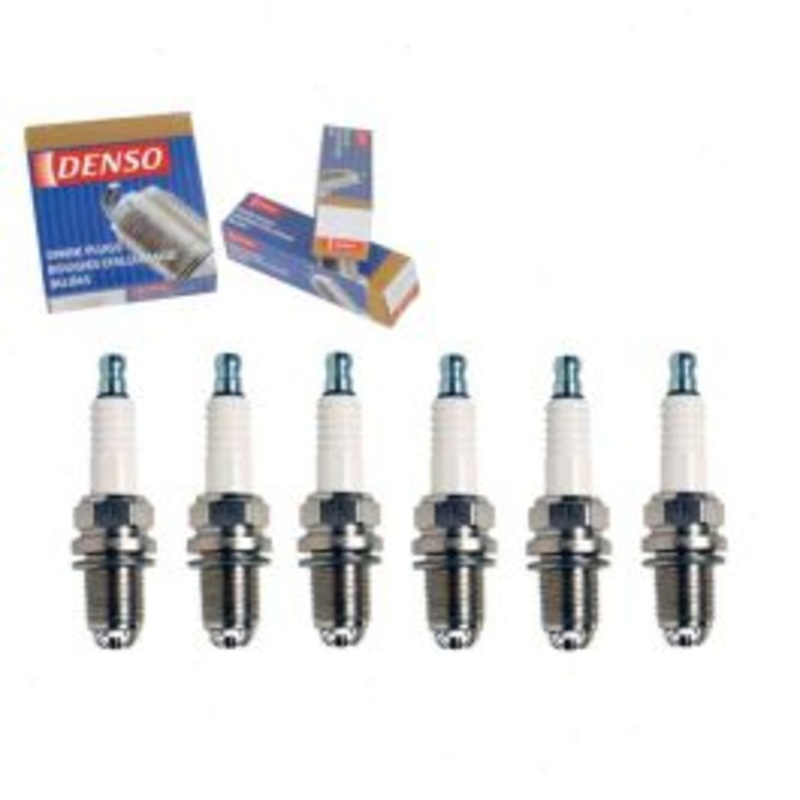 6 pc DENSO Standard Spark Plugs for 1993-1995 Audi 90 Quattro 2.8L V6