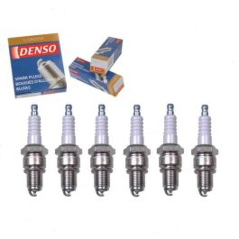 6 pc DENSO Standard U-Groove Spark Plugs for 1968-1992 Porsche 911 2.0L 2.2L 2.7L 3.0L 3.3L H6