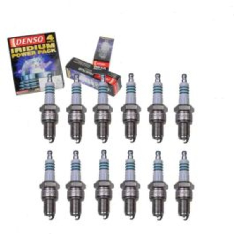 12 pc DENSO Iridium Power Spark Plugs for 1971-1974 Jaguar XKE 5.3L V12