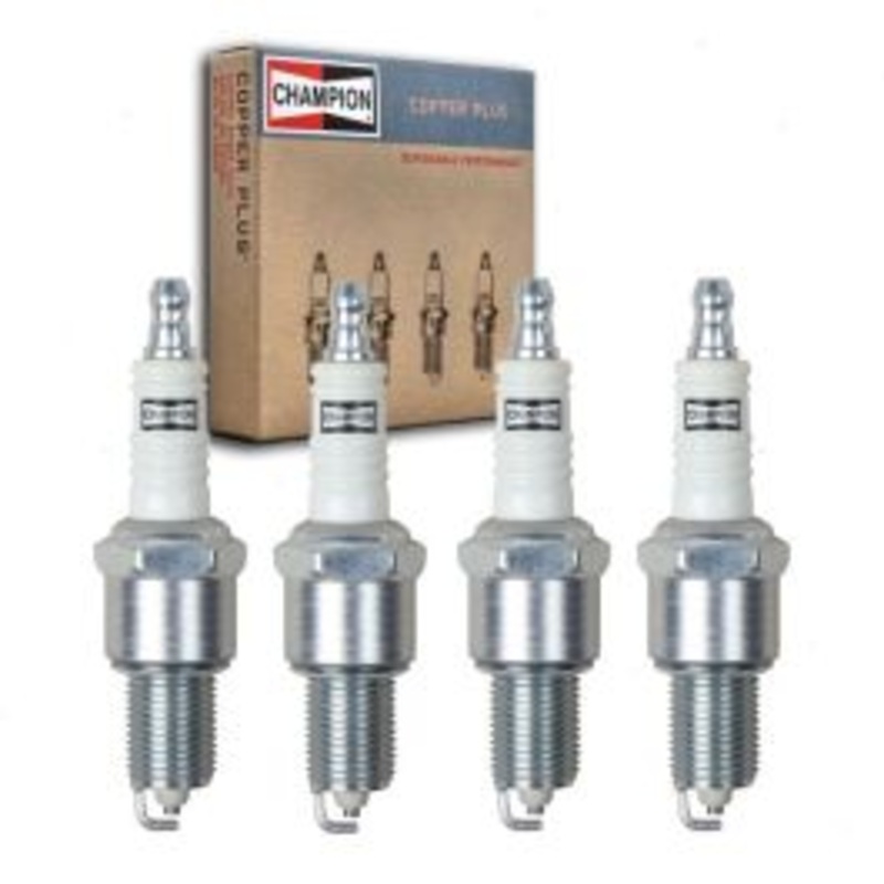 4 pc Champion Copper Plus Spark Plugs for 1984-1995 Toyota 4Runner 2.4L L4