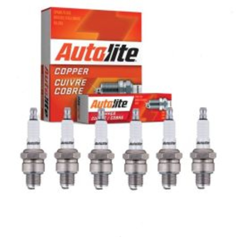 6 pc Autolite Copper Core Spark Plugs for 1960-1961 Fiat 2100