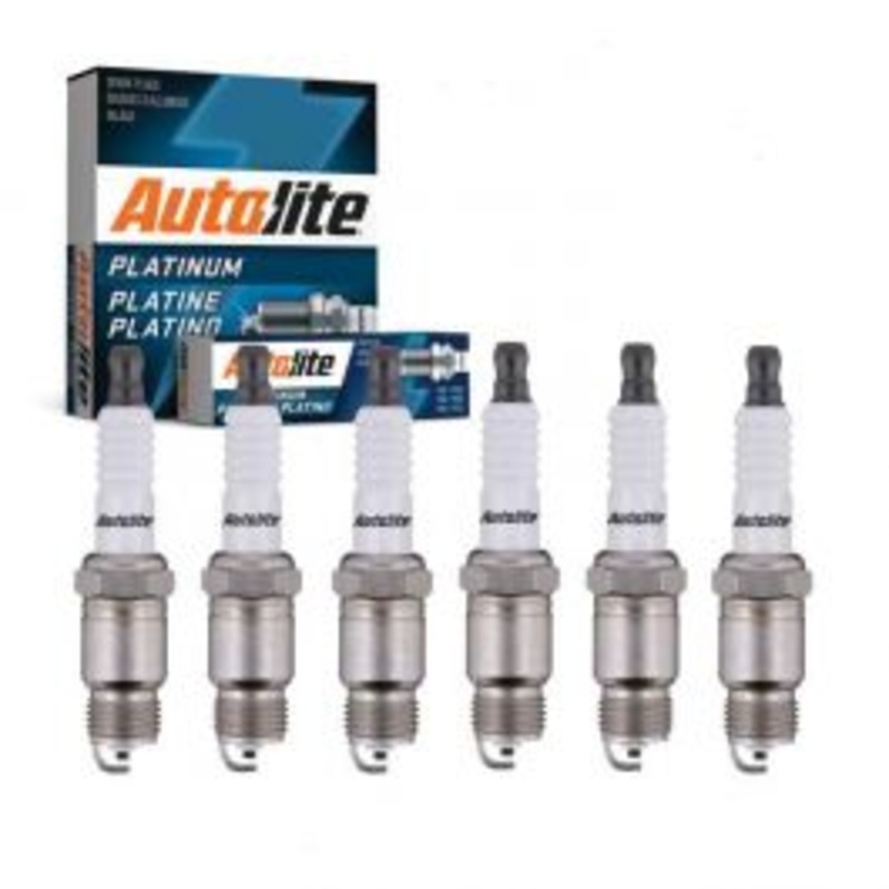 6 pc Autolite Platinum Spark Plug for 1970-1981 Pontiac LeMans 3.3L 3.8L