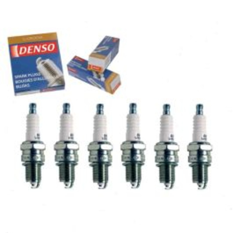 6 pc DENSO Standard U-Groove Spark Plugs for 1968-1971 Jaguar XKE 4.2L L6